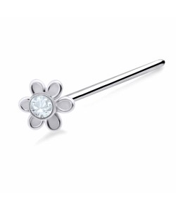 Flowery Straight Nose Stud NSKA-801